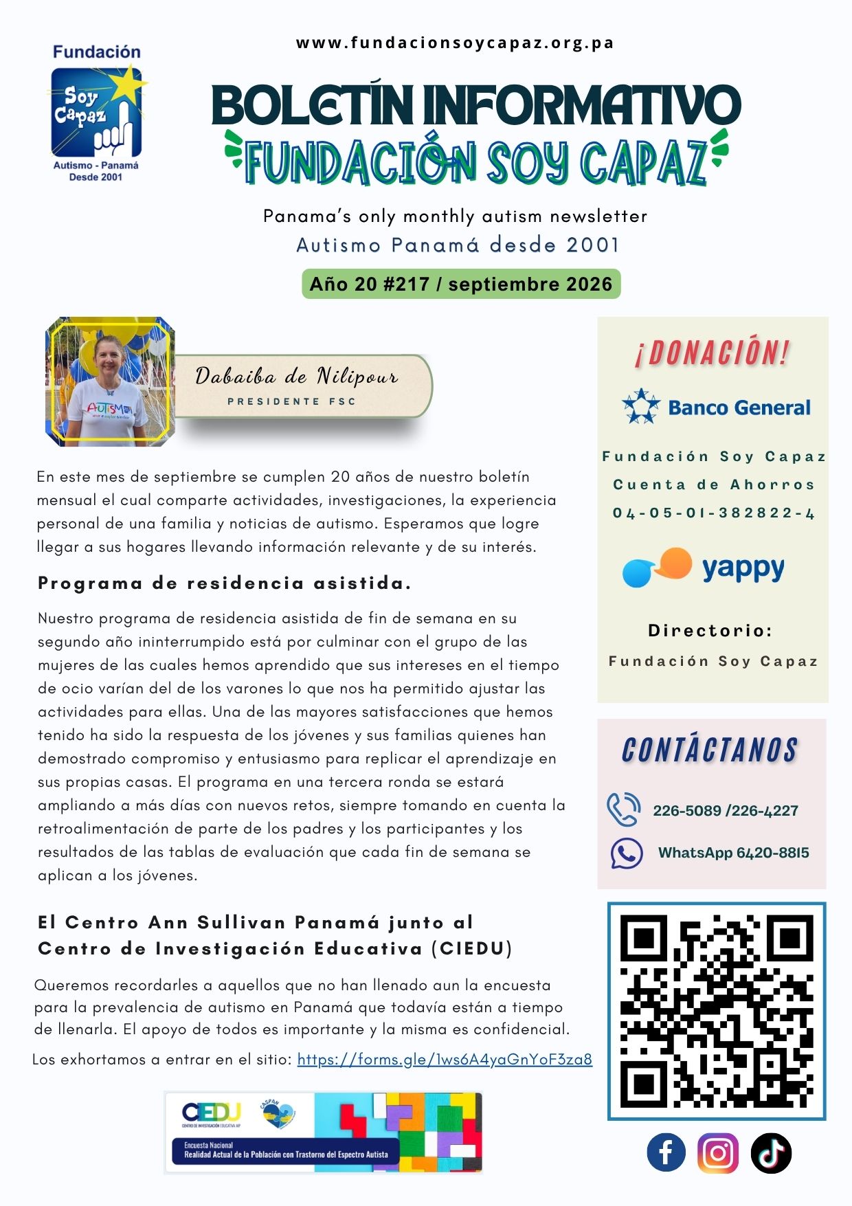 Boletín de Noticias- septiembre 2026